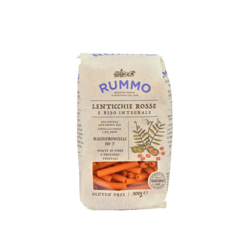 Rummo maccheroncelli n 7 lenticchie rosse e riso integrale 300 g