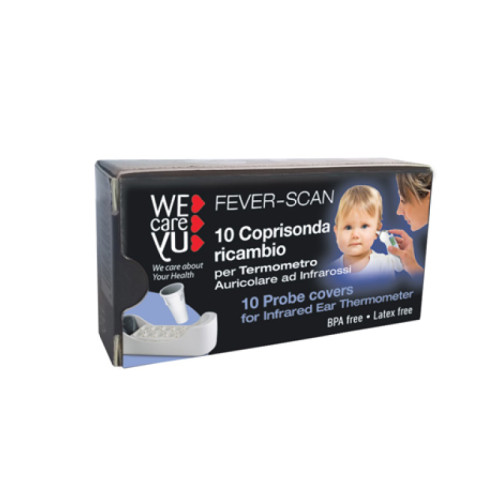 Coppelle ricambio per termometro infrarossi wecareyu fever-scan 10 pezzi