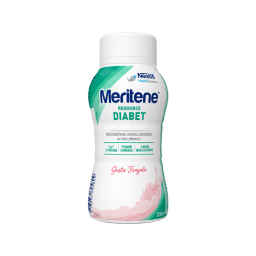 Meritene clinical dbt fragola 200 ml con zuccheri ed edulcorante senza glutine