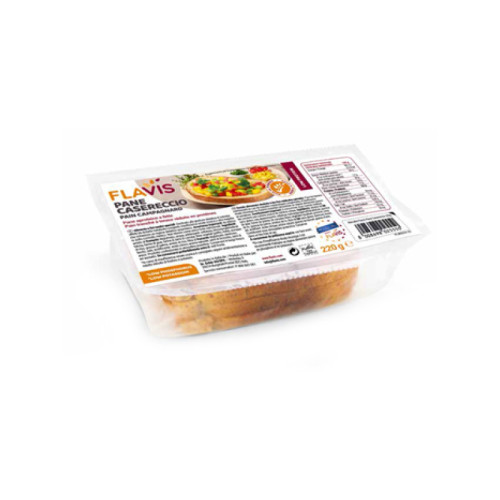 Flavis pane casereccio pane aproteico a fette 220 g