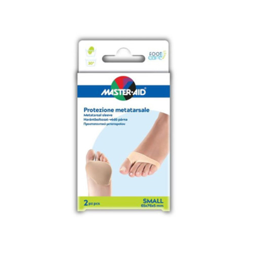 Protezione in gel e tessuto  master-aid footcare per metatarso small 2 pezzi g2