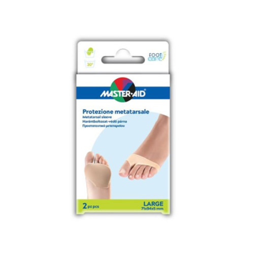 Protezione in gel e tessuto master-aid footcare per metatarso large 2 pezzi g3