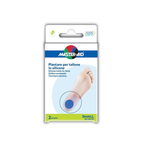 Talloniera in due tipologie di silicone master-aid footcare small 2 pezzi f2