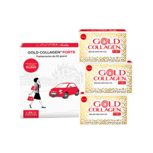Gold collagen forte trattamento mensile 30 flaconi