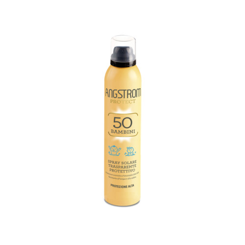 Angstrom protect 50 bambini spray solare trasparente 250 ml