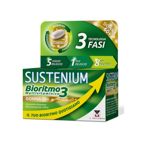 Sustenium bioritmo3 donna 60+ 30 compresse