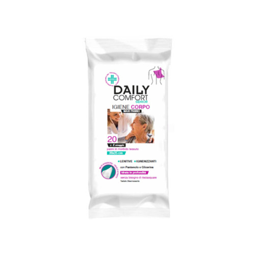 Daily comfort senior panni igiene corpo 24 pezzi