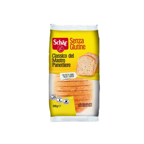 Schar classico del mastro panettiere pane bianco senza lattosio 330 g