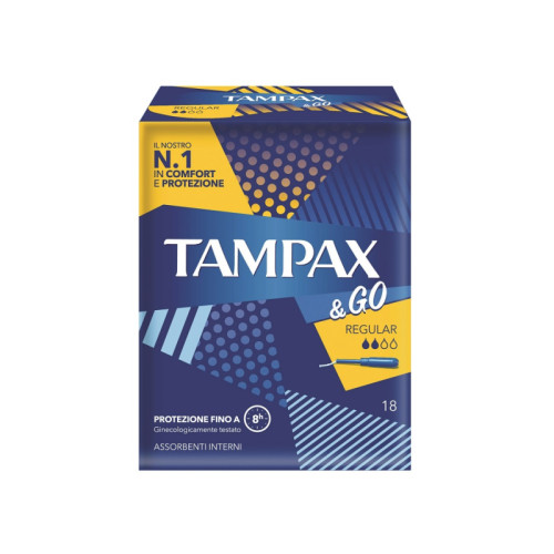 Tampax &go regular 18 pezzi