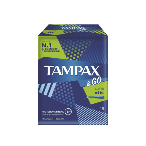 Tampax &go super 18 pezzi