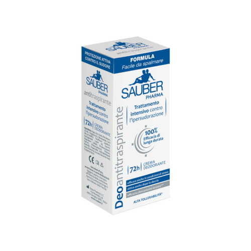 Sauber deoantitraspirante 72h crema 30 ml