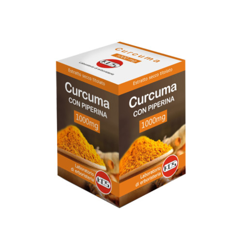 Curcuma con piperina 1 g 30 compresse ovali