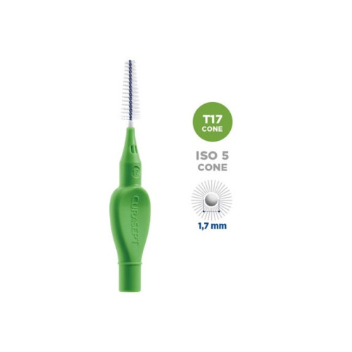 Curasept proxi t17 cone verde/green 5 pezzi