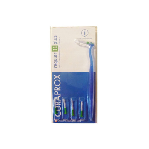 Curaprox cps regular cps 11 con 5 scovolini + supporto
