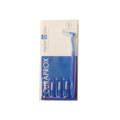 Curaprox cps regular cps 12 con 5 scovolini + supporto