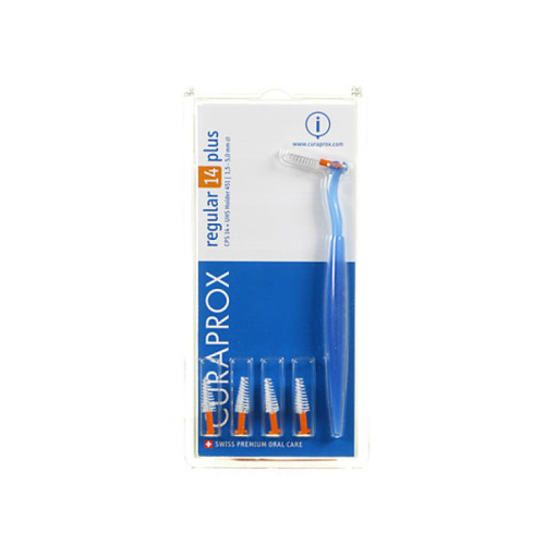 Curaprox cps regular cps 14 con 5 scovolini + supporto