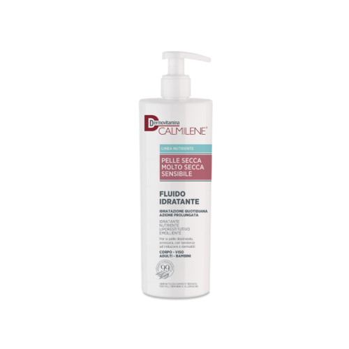 Dermovitamina calmilene fluido idratante per pelle secca, molto secca e sensibile 500 ml