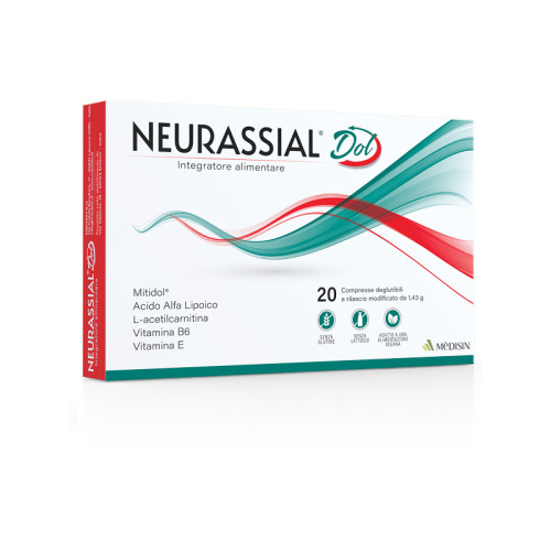 Neurassial dol 20 compresse deglutibili a rilascio modificato 1,43 g senza glutine senza lattosio