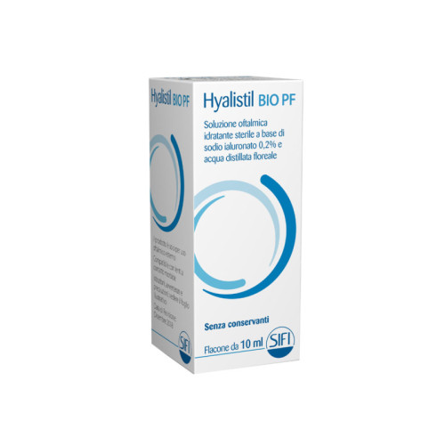 Gocce oculari ha 0,2% e acque distillate hyalistil bio pf frutti rossi 10 ml