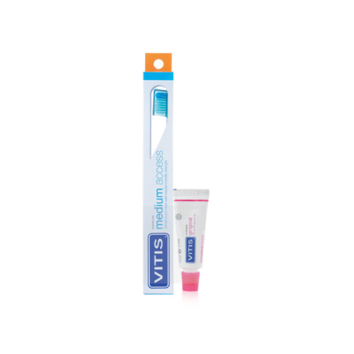 Vitis spazzolino medium access + vitis dentrifricio gingival 15 ml