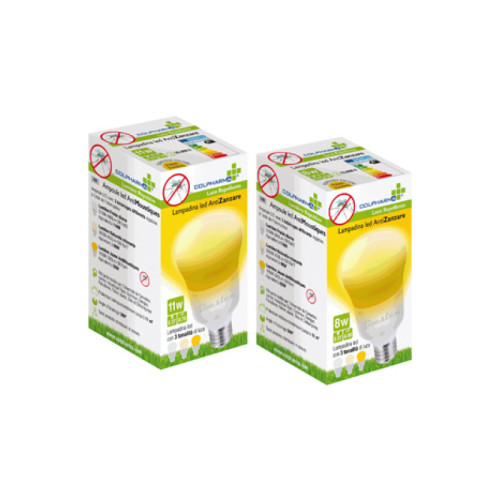 Colpharma lampadina led antizanzara 8 watt