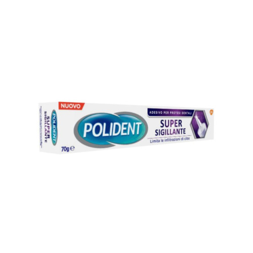 Polident super tenuta+sigillante adesivo protesi dentale 70 g