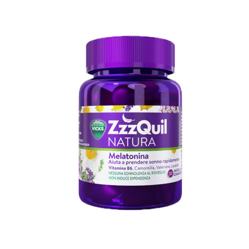 Vicks zzzquil natura 30 pastiglie gommose