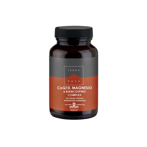 Terranova coq10/magnesio/biancospino 50 capsule