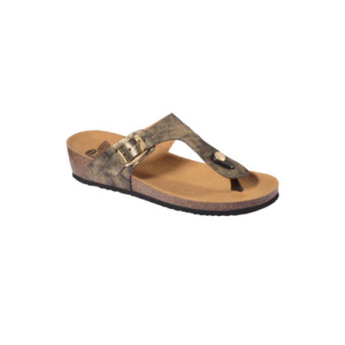 Scarpa gandia synthetic antiqued laminated w gold tomaia in similpelle laminata effetto vintage fodera in microfibra sottopiede in microfibra suola eva 40