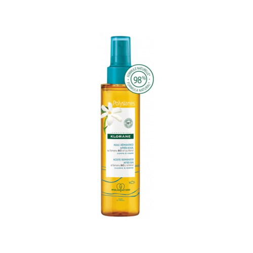 Klorane olio ristrutturante doposole al tamanu e monoi 150 ml