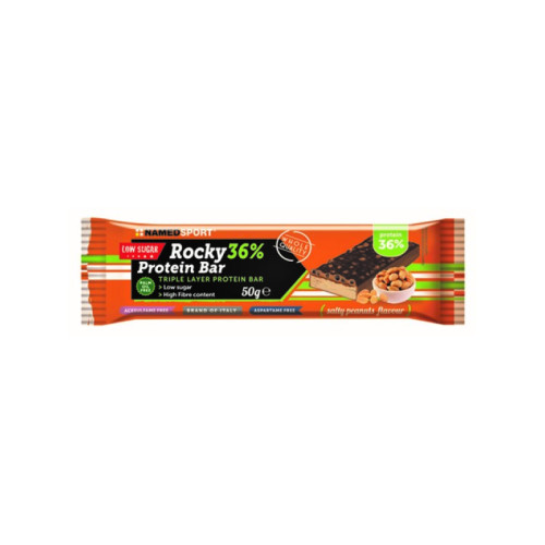 Rocky 36% protein bar salty peanuts barretta 50 g
