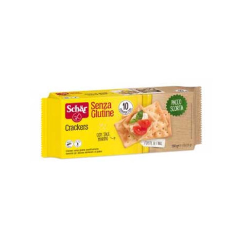 Schar crackers senza lattosio pacco scorta 10 monoporzioni da 35 g