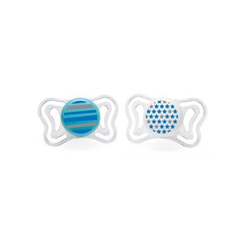 Chicco succhietto light boy silicone 6-16 mesi 2 pezzi