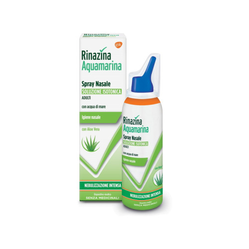 Rinazina aquamarina isotonica aloe spray nebulizzazione intensa 100 ml