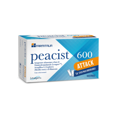 Peacist 600 attack 14 stick pack orosolubili