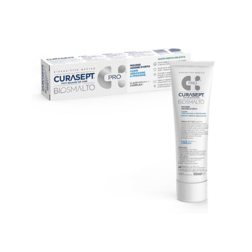 Curasept biosmalto mousse carie menta 50 ml