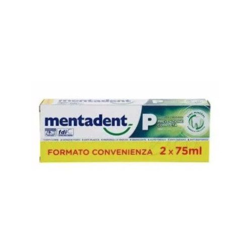Mentadent p 2 x 75 ml bitubo promo