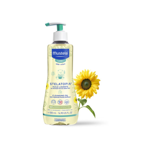 Mustela stelatopia olio bagno 500 ml