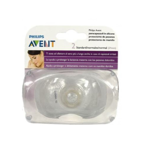 Avent paracapezzoli farfalla medium 2 pezzi con custodia trasporto