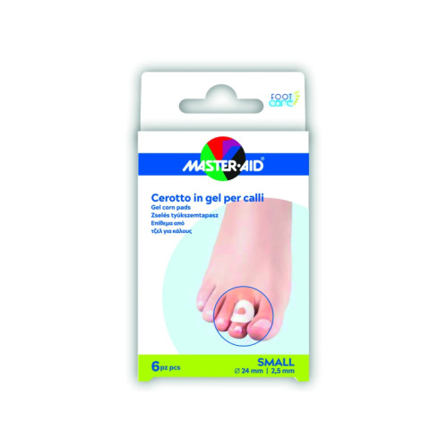 Cerotto protezione calli master-aid footcare in gel small 6 pezzi b10