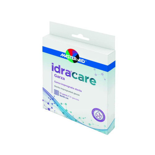 Master-aid idracare garza impregnata 10x10 cm 10 pezzi