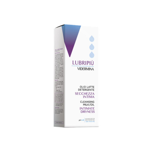 Vidermina lubripiu' olio latte detergente secchezza intima 200 ml