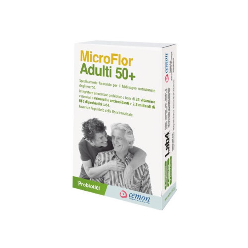 Microflor adulti+ 30 capsule vegetali