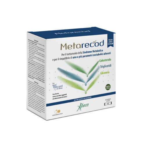 Metarecod 40 bustine granulari x 2,5g gusto arancia e pesca