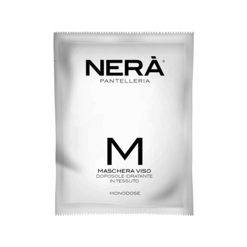 Nera' maschera tessuto doposole