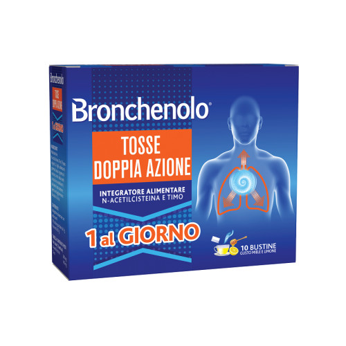 Bronchenolo tosse doppia azione 10 bustine