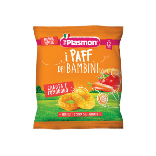 Plasmon dry snack paff carota pomodoro 15 g