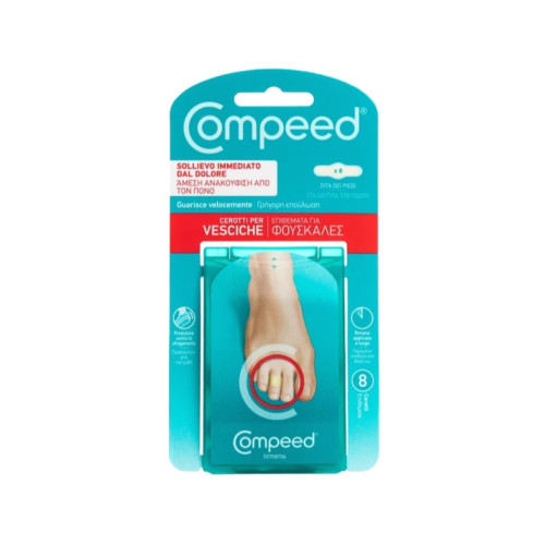 Compeed cerotti per vesciche dita piedi 8 pezzi