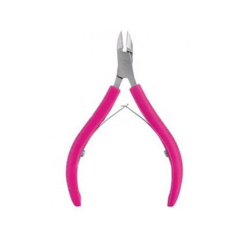 Trouss 21 tronchese per cuticole mani in acciaio inossidabile colore argento e viola