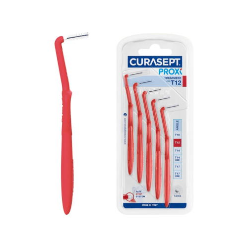Curasept proxi angle t12 rosso/red 5 pezzi